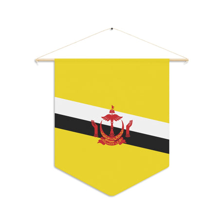 Brunei Flag Hanging Polyester Pennant - Pixelforma