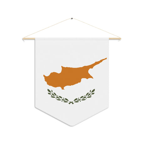 Cyprus Flag Hanging Polyester Pennant - Pixelforma