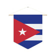 Cuban Flag Hanging Polyester Pennant - Pixelforma