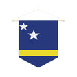 Polyester Curacao Flag Hanging Pennant - Pixelforma