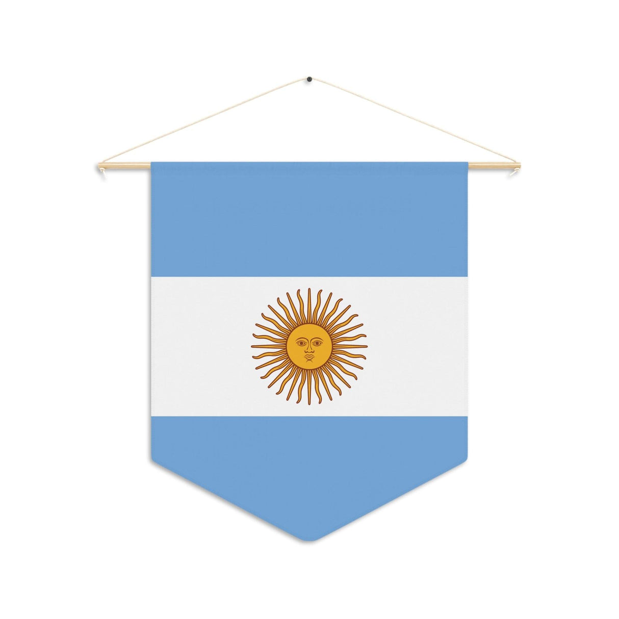 Fanion Drapeau de l'Argentine à suspendre en polyester - Pixelforma