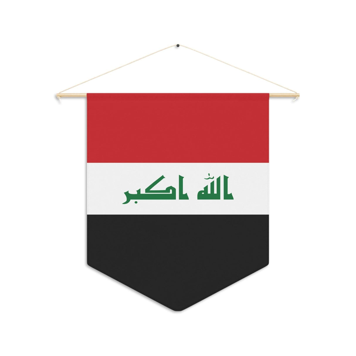 Fanion Drapeau de l'Irak à suspendre en polyester - Pixelforma