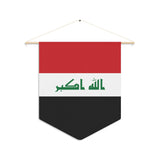 Fanion Drapeau de l'Irak à suspendre en polyester - Pixelforma