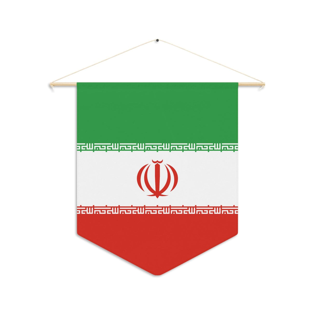 Fanion Drapeau de l'Iran à suspendre en polyester - Pixelforma