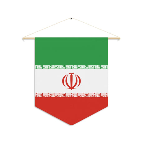 Fanion Drapeau de l'Iran à suspendre en polyester - Pixelforma