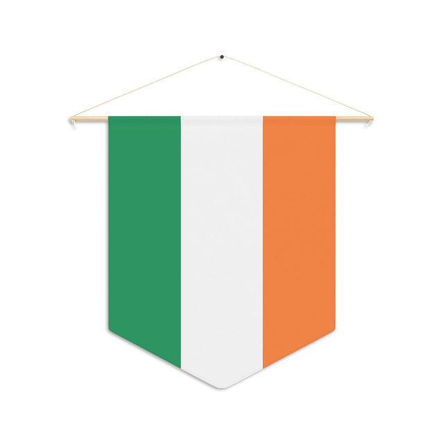 Fanion Drapeau de l'Irlande à suspendre en polyester - Pixelforma