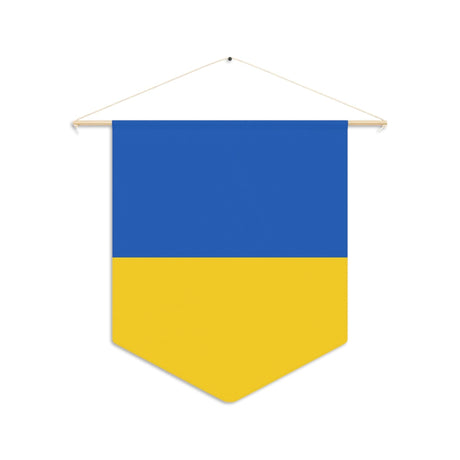 Fanion Drapeau de l'Ukraine à suspendre en polyester - Pixelforma