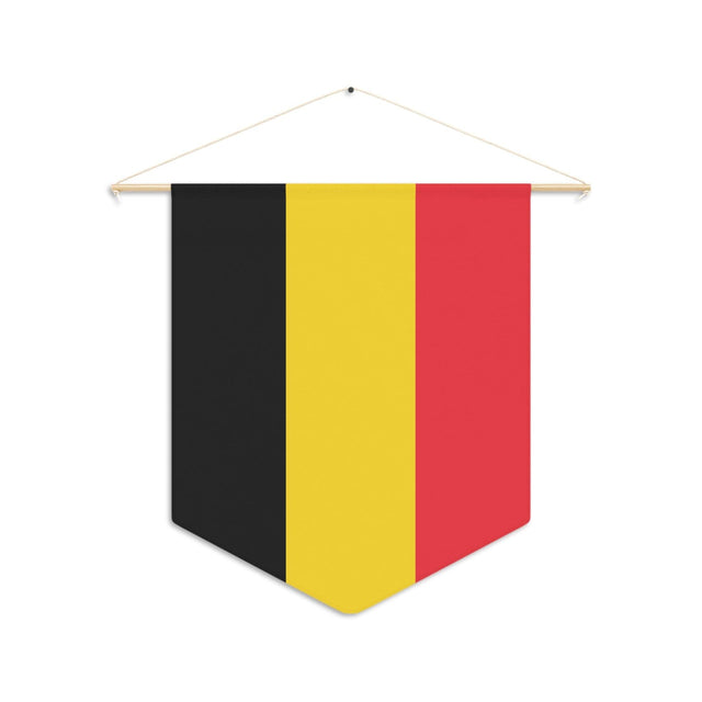 Fanion Drapeau de la Belgique à suspendre en polyester - Pixelforma