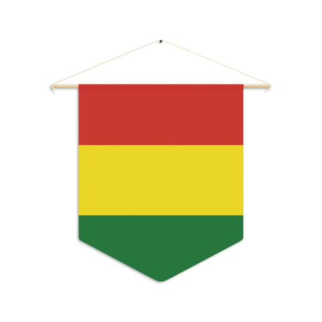 Bolivia Flag Hanging Polyester Pennant - Pixelforma