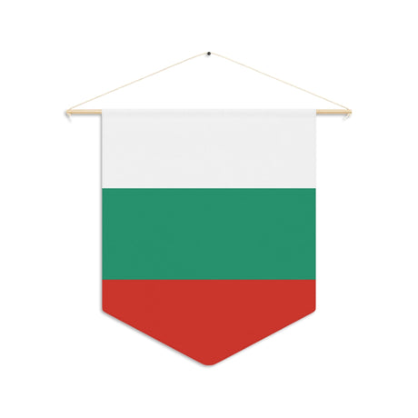 Bulgarian Flag Hanging Polyester Pennant - Pixelforma