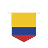 Fanion Drapeau de la Colombie à suspendre en polyester - Pixelforma