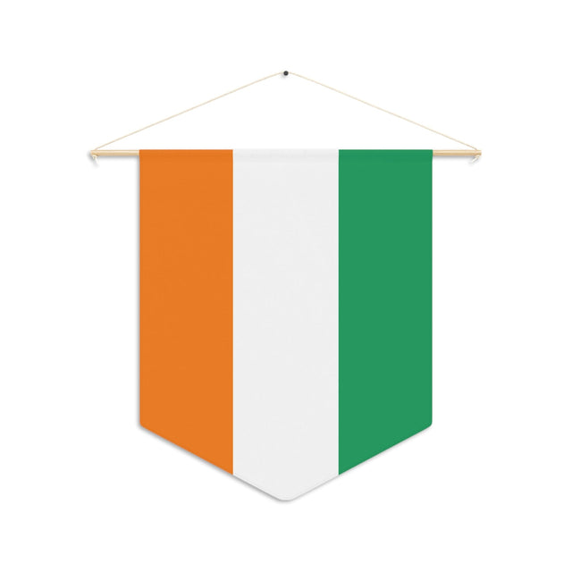 Ivory Coast Flag Pennant to Hang in Polyester - Pixelforma