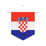 Fanion Drapeau de la Croatie à suspendre en polyester - Pixelforma