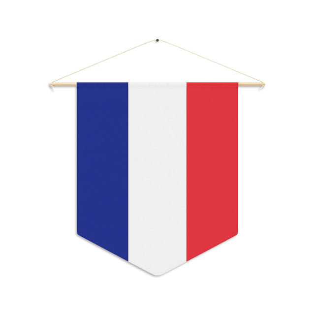 Pennant Flag of France to hang in polyester - Pixelforma