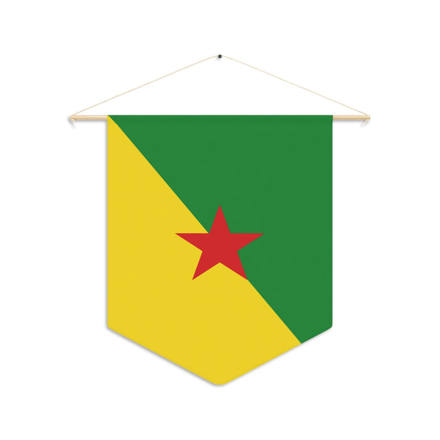 Guyana Flag Hanging Polyester Pennant - Pixelforma