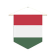 Hungarian Flag Hanging Polyester Pennant - Pixelforma