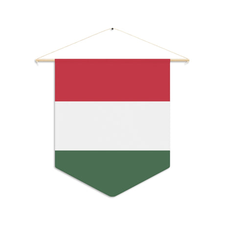 Hungarian Flag Hanging Polyester Pennant - Pixelforma