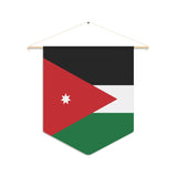 Fanion Drapeau de la Jordanie à suspendre en polyester - Pixelforma