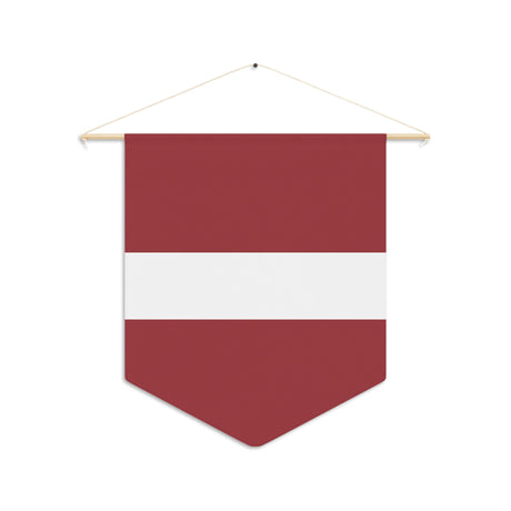 Latvian Flag Hanging Pennant in Polyester - Pixelforma