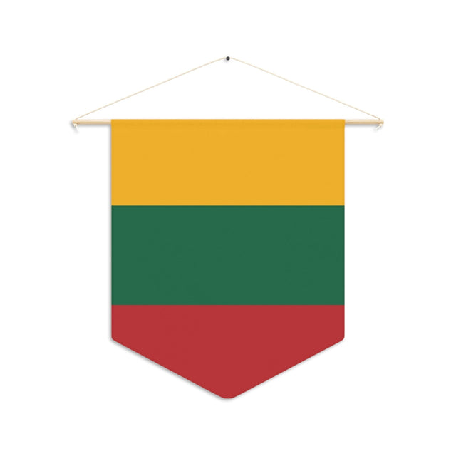 Lithuanian Flag Hanging Polyester Pennant - Pixelforma