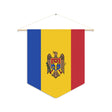 Moldova Flag Hanging Pennant in Polyester - Pixelforma