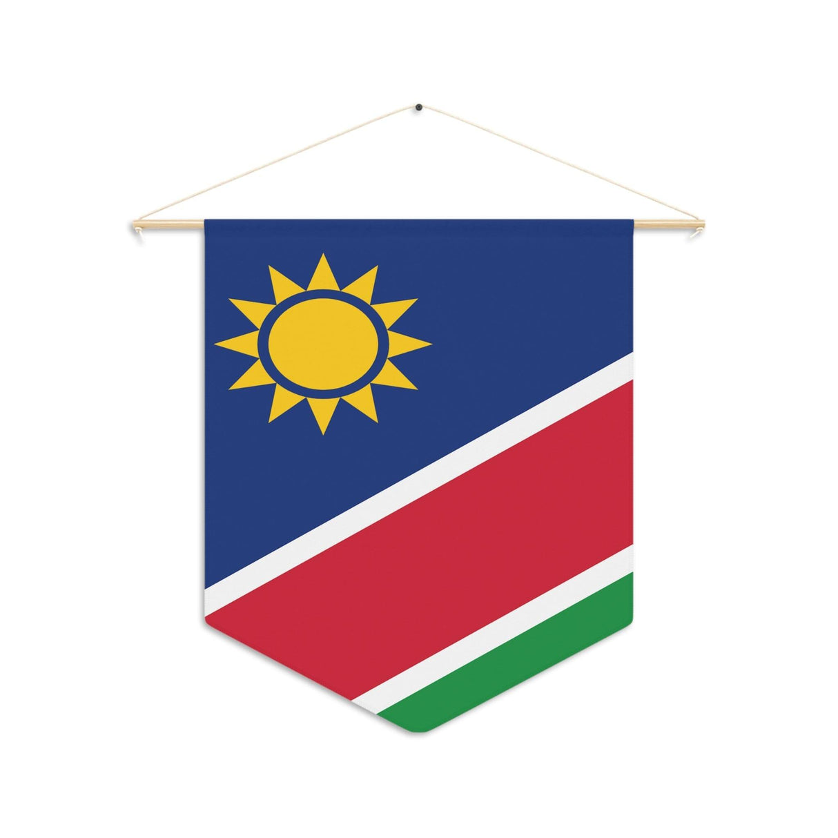 Fanion Drapeau de la Namibie à suspendre en polyester - Pixelforma