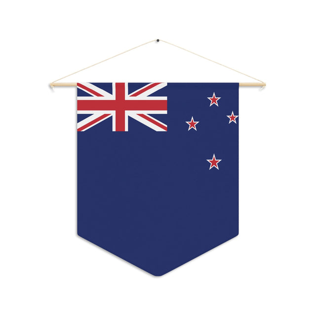 New Zealand Flag Hanging Polyester Pennant - Pixelforma
