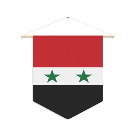 Fanion Drapeau de la Syrie à suspendre en polyester - Pixelforma