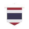 Thailand Flag Hanging Polyester Pennant - Pixelforma