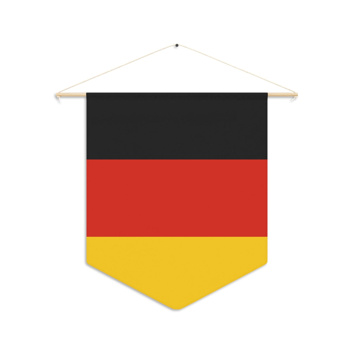 German Flag Hanging Polyester Pennant - Pixelforma