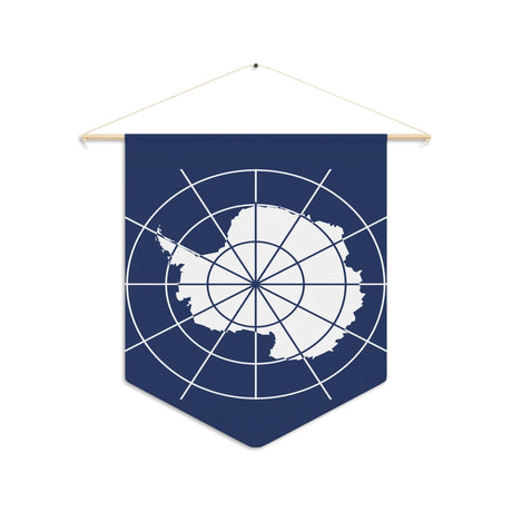 Official Antarctic Flag Hanging Polyester Pennant - Pixelforma