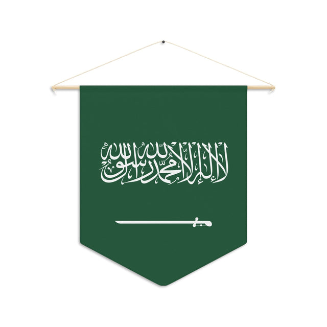 Saudi Arabia Flag Hanging Polyester Pennant - Pixelforma