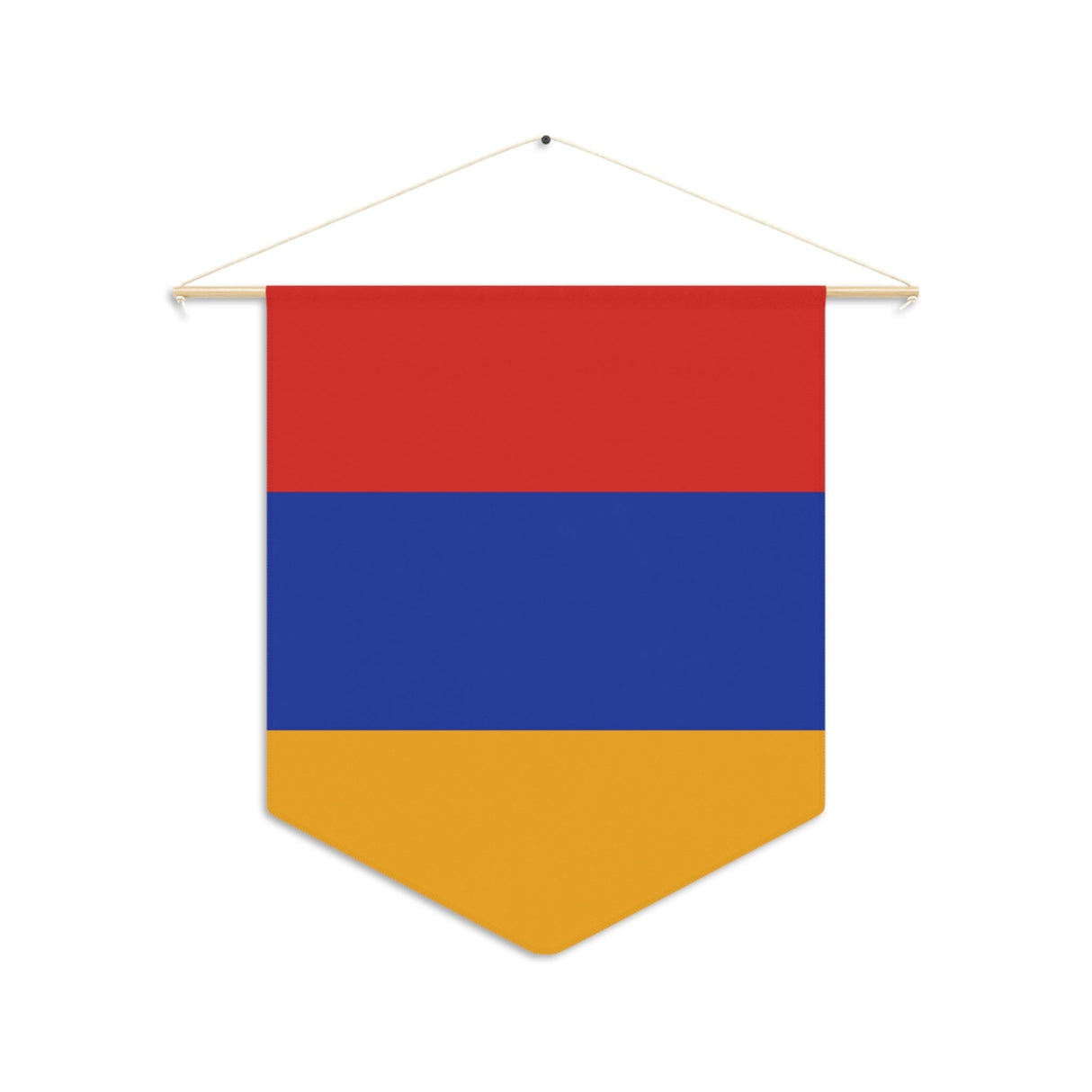 Flag of Armenia Hanging Polyester Pennant - Pixelforma