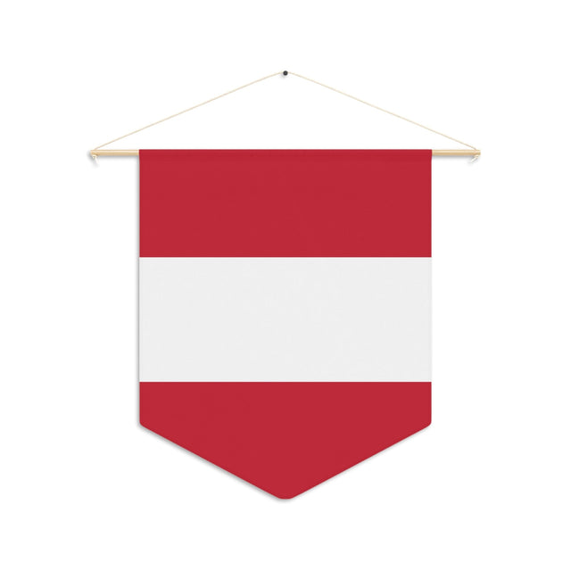Flag of Austria Hanging Pennant in Polyester - Pixelforma