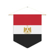 Egypt Flag Hanging Polyester Pennant - Pixelforma