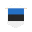 Estonia Flag Hanging Polyester Pennant - Pixelforma