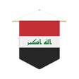 Hanging flag of Iraq in polyester - Pixelforma