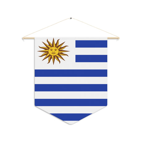 Uruguay Flag Hanging Polyester Pennant - Pixelforma
