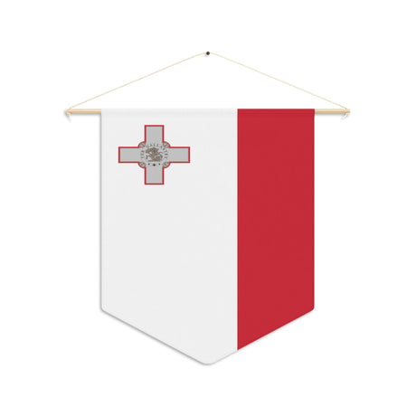 Malta flag pennant to hang in polyester - Pixelforma