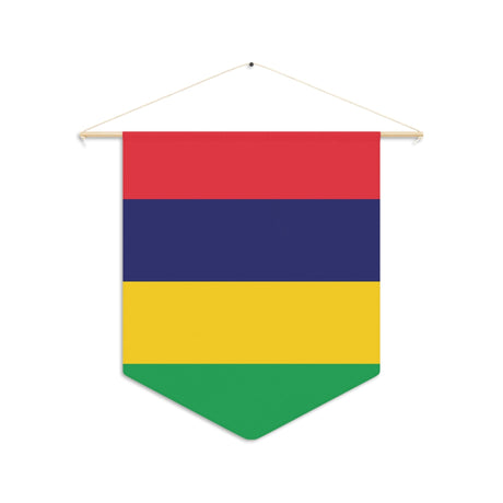 Mauritius Flag Hanging Polyester Pennant - Pixelforma