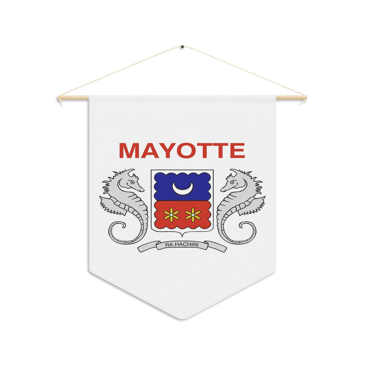 Fanion Drapeau de Mayotte à suspendre en polyester - Pixelforma