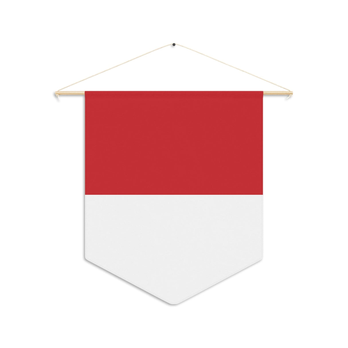 Monaco flag pennant to hang in polyester - Pixelforma