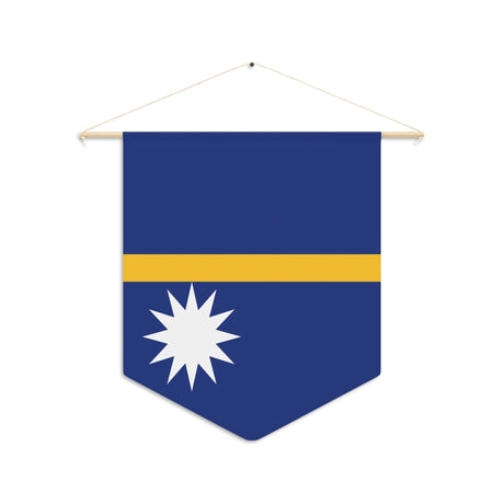 Polyester Flag Hanging Nauru Pennant - Pixelforma