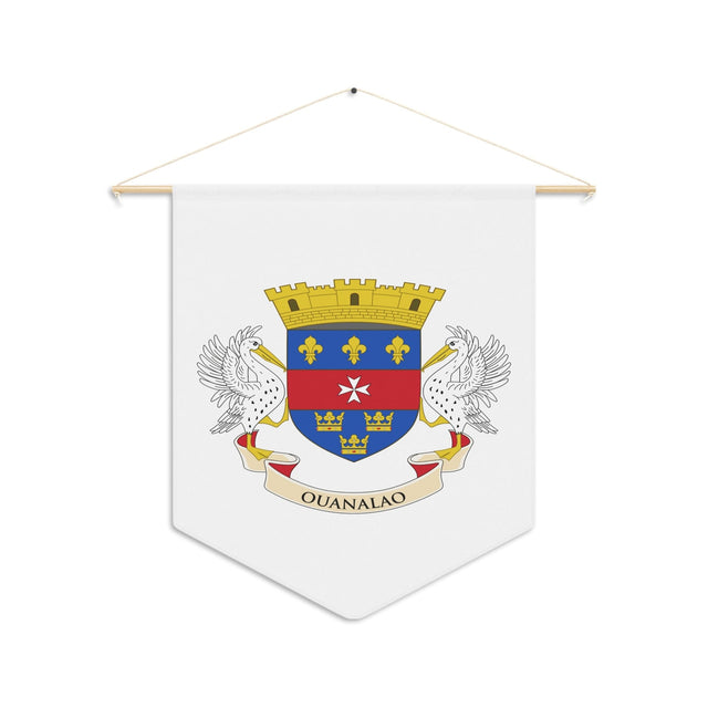 St. Bartholomew's Flag Hanging Polyester Pennant - Pixelforma