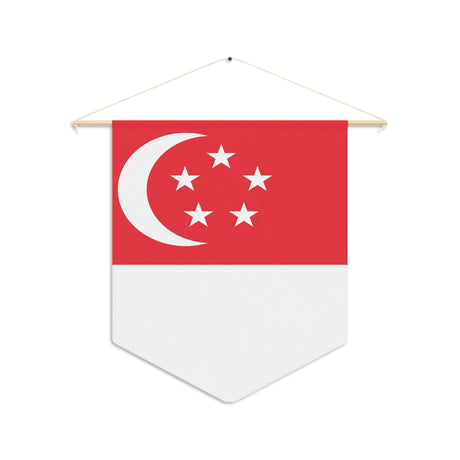 Polyester Hanging Singapore Flag Pennant - Pixelforma