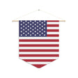 U.S. Flag Hanging Polyester Pennant - Pixelforma