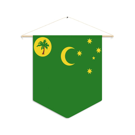 Cocos Islands Flag Hanging Polyester Pennant - Pixelforma