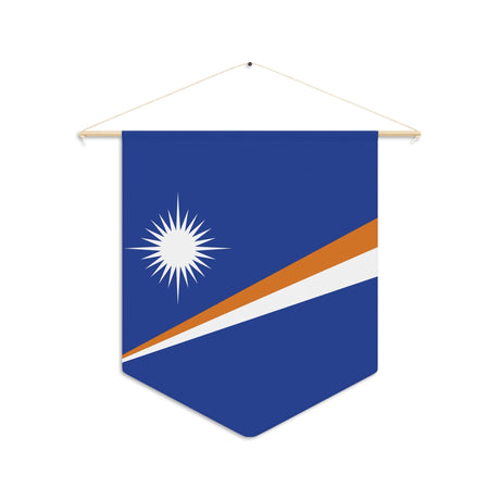 Marshall Islands Flag Hanging Polyester Pennant - Pixelforma