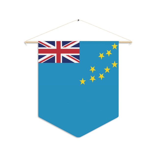 Tuvalu Flag Hanging Polyester Pennant - Pixelforma