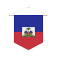 Haitian Flag Hanging Polyester Pennant - Pixelforma